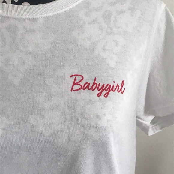 Crop Top white baby girl logo - Picture 5 of 6